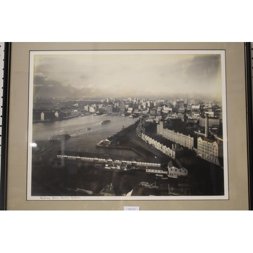 149 - Maxwell Spencer (Max) Dupain (1911-92) Australia, Silver gelatin, View from the South Pylon, signed ... 