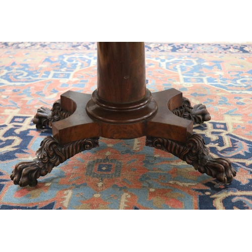 185 - Antique mahogany drop side table, fitted with single drawer to one end. The top held by gun barrel s... 