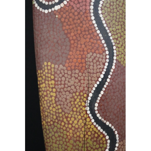 49 - Leslie Tilmouth Purula, (Australian Aboriginal deceased) Shield, mulgawood, 1987, Anmatjere Communit... 