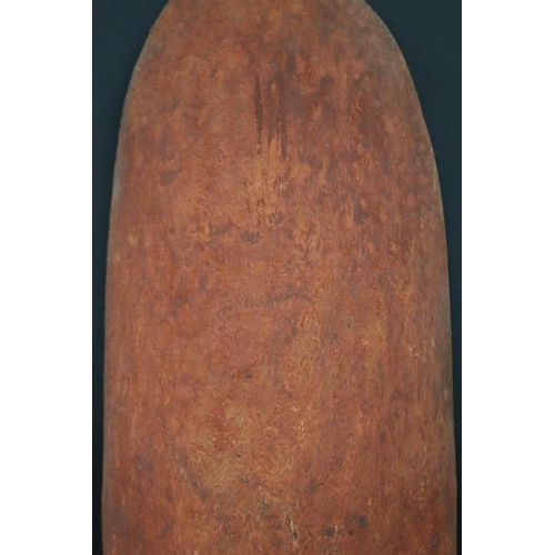 60 - Bobby Tilmouth Pultara, (Australian Aboriginal deceased) Shield, bean tree, 1988, Anmatjere Communit... 