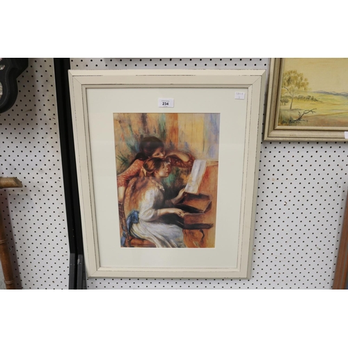 698 - ‘Piano Girls’ print, approx 61cm H x 41cm W