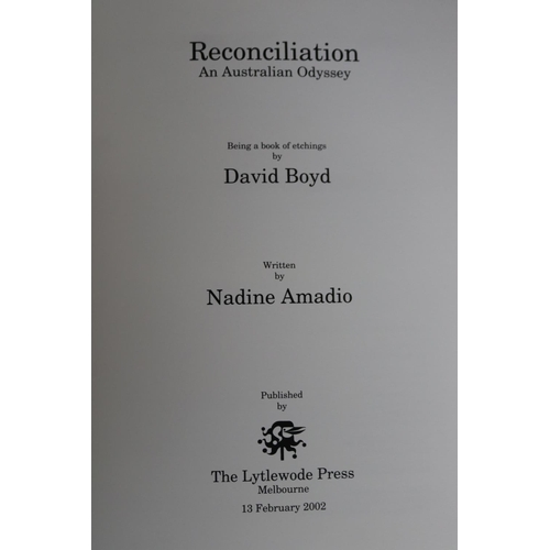 231 - David Boyd (1924-2011) Deluxe edition- Australia Reconciliation,  An Australian Odyssey, rare two vo... 