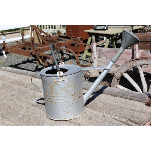 174 - Gal metal watering can, approx 43cm H x 63cm W