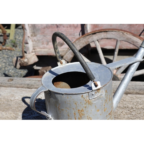 174 - Gal metal watering can, approx 43cm H x 63cm W