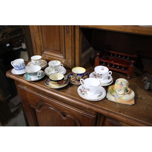 604 - Assortment of cups, saucers and plates etc to include Tuscan Royal Doulton etc