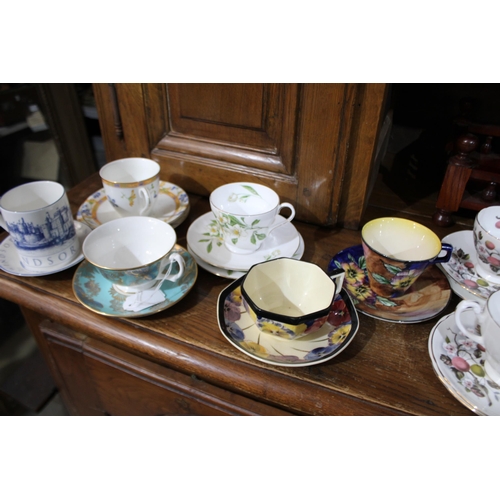 604 - Assortment of cups, saucers and plates etc to include Tuscan Royal Doulton etc