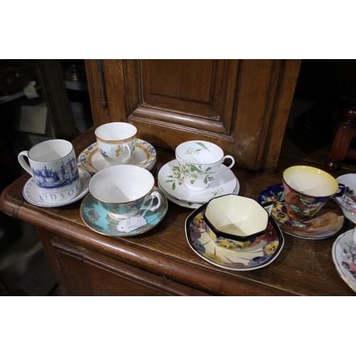 604 - Assortment of cups, saucers and plates etc to include Tuscan Royal Doulton etc