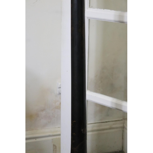 1006 - Vintage chinoiserie decorated standard lamp, approx 130cm H