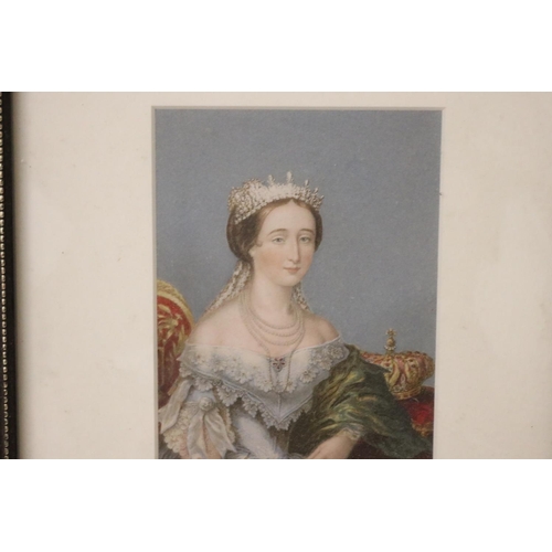 1098 - George Baxter (1804-1867) England - The Empress of France