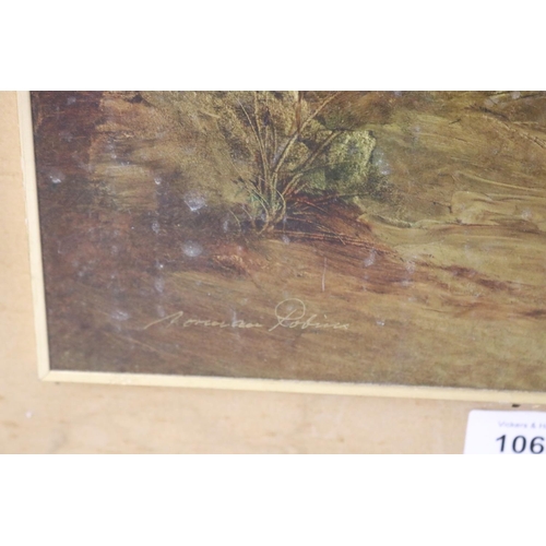 1068 - Norman Robins (1914-88) Australia, Australian bush scene, oil on board, signed lower left, approx 46... 