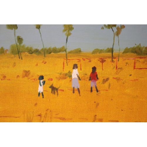 1145 - Dennis Baker (1951-.) Australia, McKinlay State School Old, oil on canvas, signed lower right, appro... 