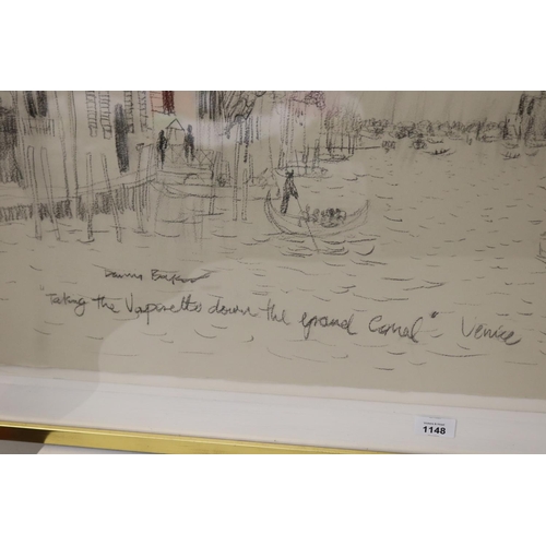 1148 - Dennis Baker (1951-.) Australia, The Grand Canal Venice, signed lower left, approx 76 cm x 105 cm