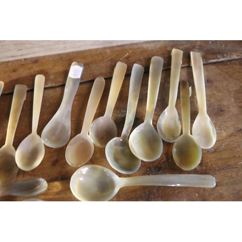 1242 - A good array of horn spoons