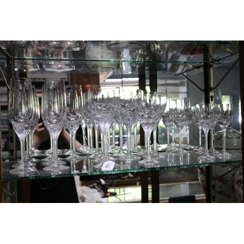 1399 - Part suite of Rosenthal crystal wine glasses, approx 23cm H and shorter (20)