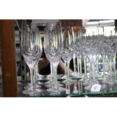 1399 - Part suite of Rosenthal crystal wine glasses, approx 23cm H and shorter (20)