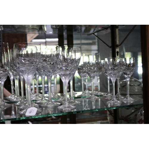 1399 - Part suite of Rosenthal crystal wine glasses, approx 23cm H and shorter (20)