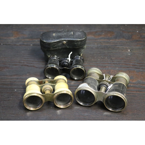 1340 - Three opera glasses