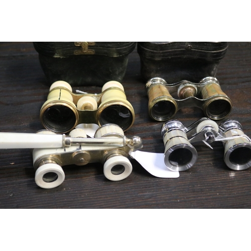 1341 - Four opera glasses