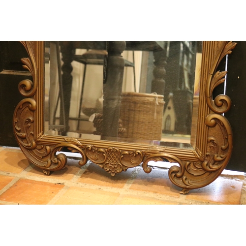 1732 - Antique style wall mirror, approx 96cm H x 65cm W