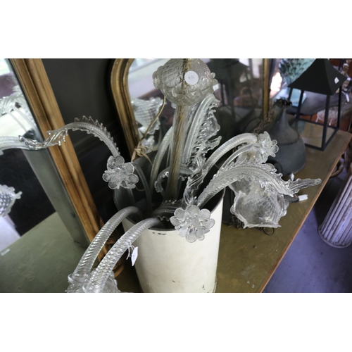 2614 - Venetian glass chandelier, dismantled