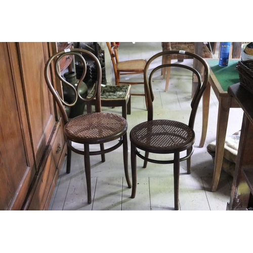 2651 - Two antique bentwood chairs (2)