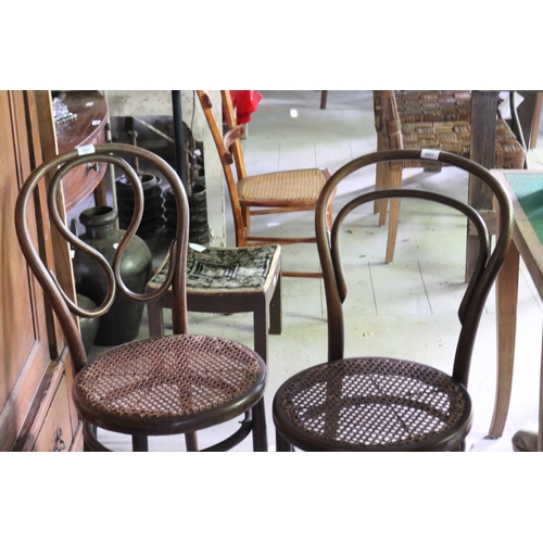 2651 - Two antique bentwood chairs (2)
