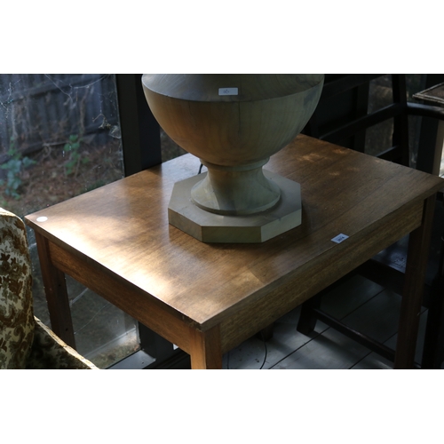 2674 - Vintage maple side table, approx 76cm H x 83cm W x 60cm D