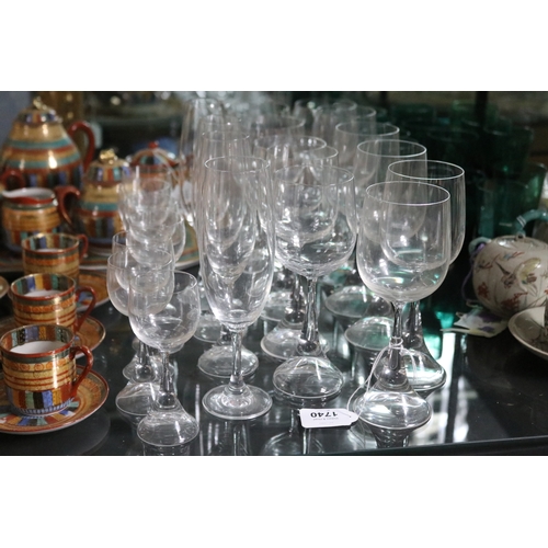 1740 - Part suite of Rosenthal crystal glasses