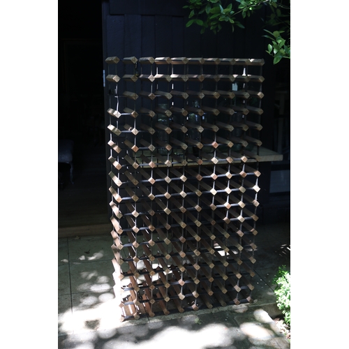 2776 - Wine rack, approx 156cm H x 89cm W x 24cm D