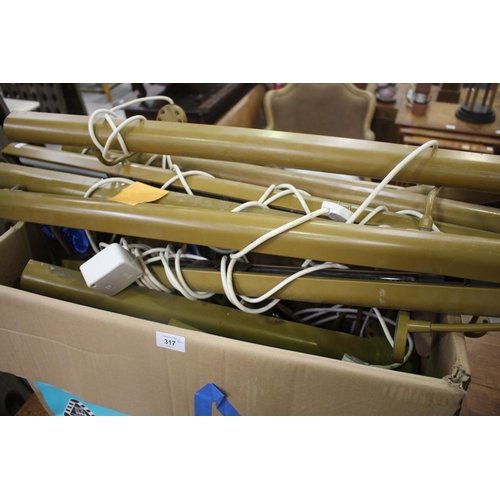 2350 - Lot of frame lights, approx, larger lights 103cm L
smaller lights x26 36cm L