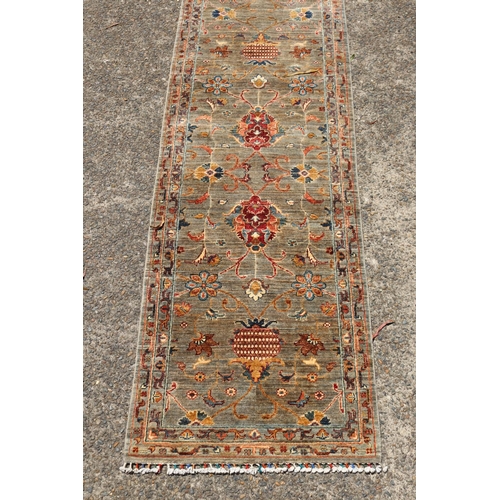 2345 - Fine Afghan hand woven wool Chobi runner, approx 330cm x 84cm