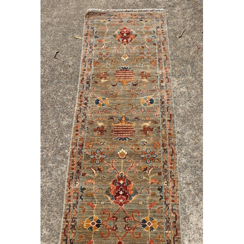 2345 - Fine Afghan hand woven wool Chobi runner, approx 330cm x 84cm