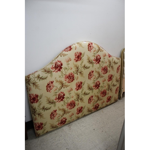 2327 - Upholstered Bed head, approx 128cm H x 173cm W