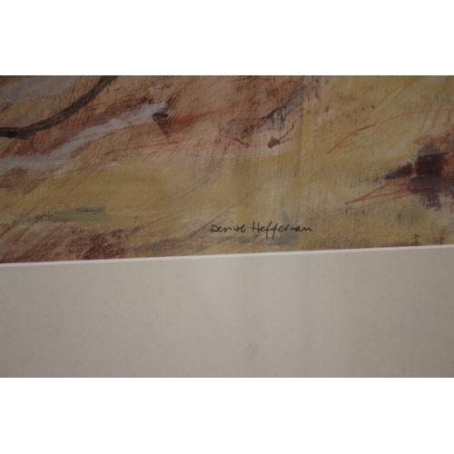 1078 - Denise Hoffernan, Marking Time, approx 49cm x 62cm