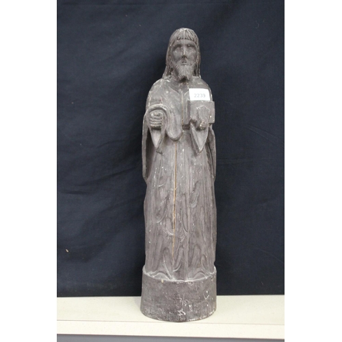 2239 - Decorative Religious Santos figure, approx 51cm H