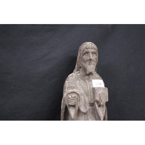 2239 - Decorative Religious Santos figure, approx 51cm H