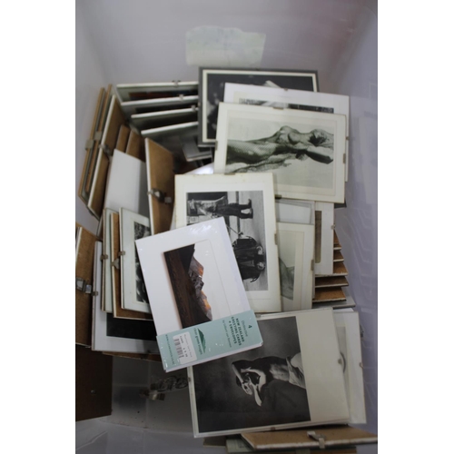 2307 - Large collection of postcards, most framed