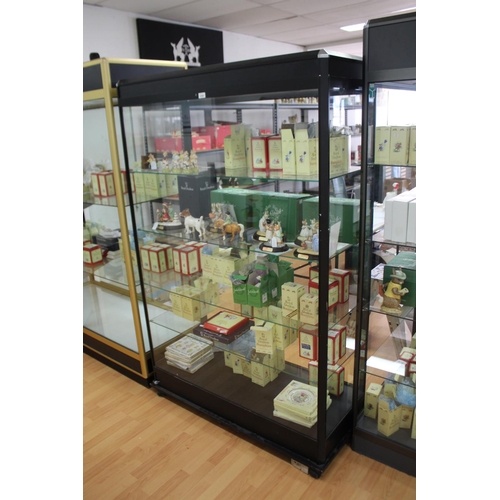 2359 - Shop display cabinet, with lights, no doors, approx 188cm H x 120cm W x 50cm D