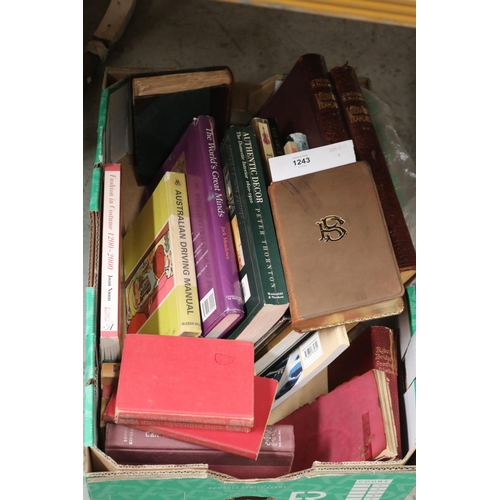 1243 - Assortment of books