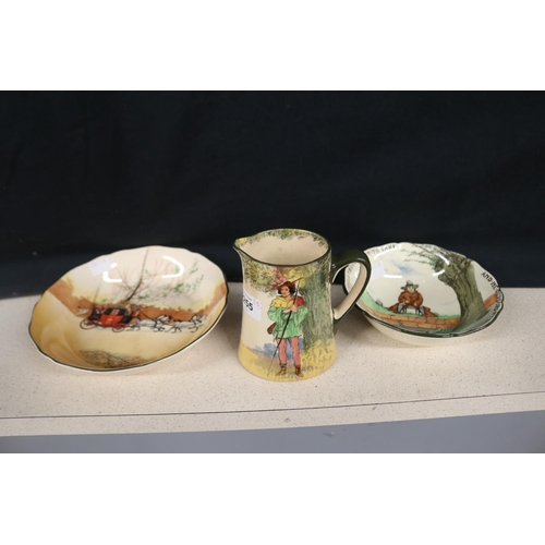 2255 - Royal doulton pieces, approx 20cm Dia and smaller (3)