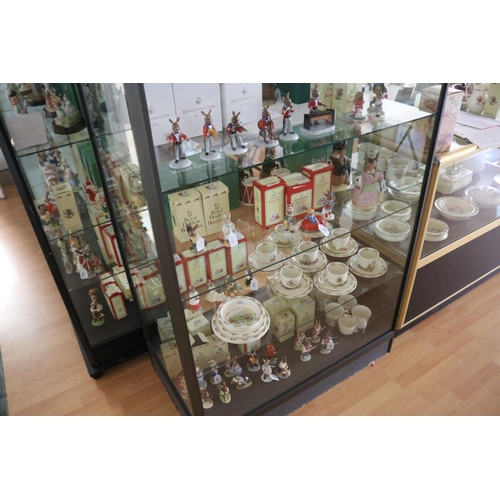 2358 - Shop display cabinet, with lights, no doors, approx 200cm H x 100cm W x 60cm D