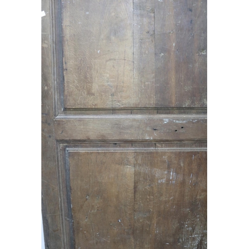 2446 - Antique French wooden panel, approx 190cm H x 85cm W