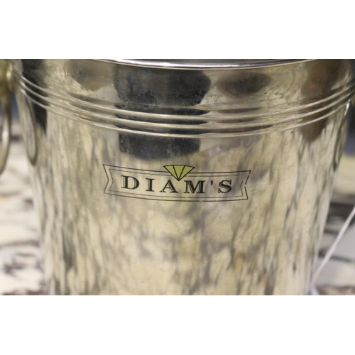 232 - Vintage French Diams champagne bucket, approx 21cm H x 20cm Dia