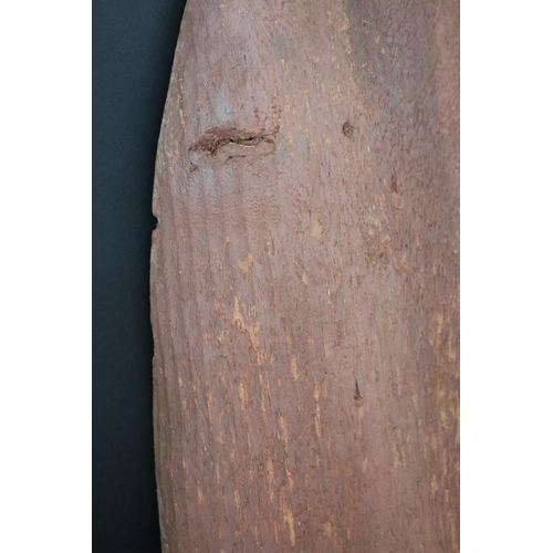 480 - Big Paddy Long Jabangardi, (Australian Aboriginal deceased) Coolamon, bean tree, 1970s, Walpiri, app... 