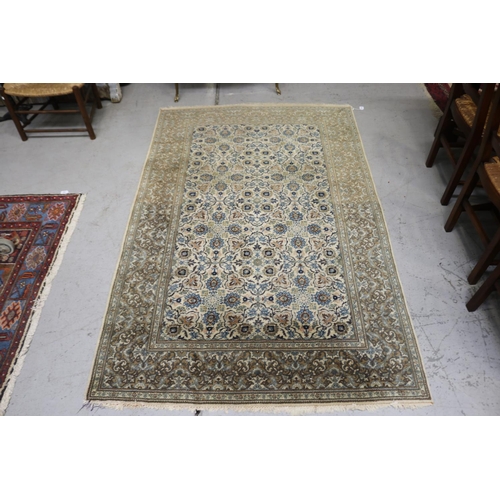 249 - Fine hand woven wool carpet, carpet, approx 137cm x 210cm