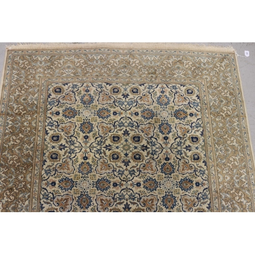 249 - Fine hand woven wool carpet, carpet, approx 137cm x 210cm