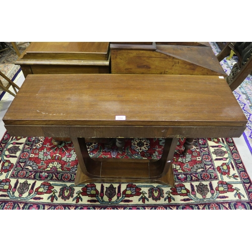 3030 - French mid century console, approx 74cm H x 101cm W x 33cm D