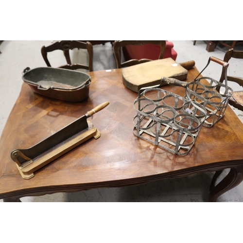 279 - French oak Louis XV style table, approx 75cm H x 140cm W (closed) x 100cm D