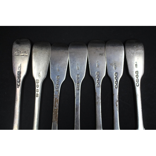 1047 - Twelve hallmarked sterling silver William IV and Victoria entree forks, various dates and makers, ap... 