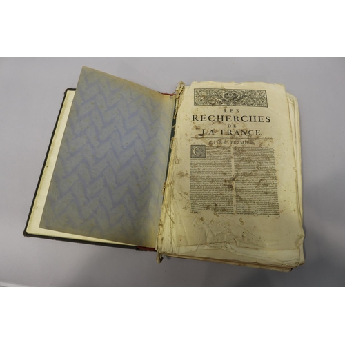 3109 - French volume: old antique French edition 